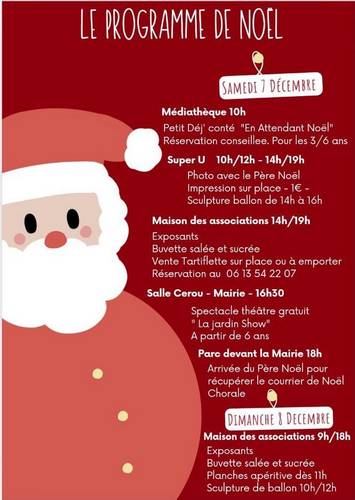 programme de Noël