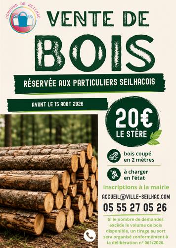 Vente de bois