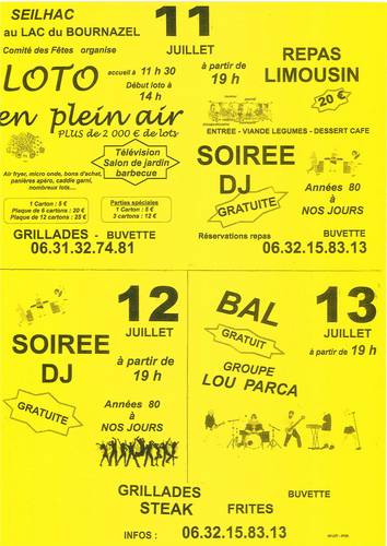 Manifestations week-end du 14 juillet